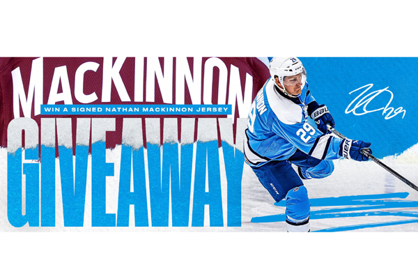 Win a Nathan MacKinnon Signed Jersey