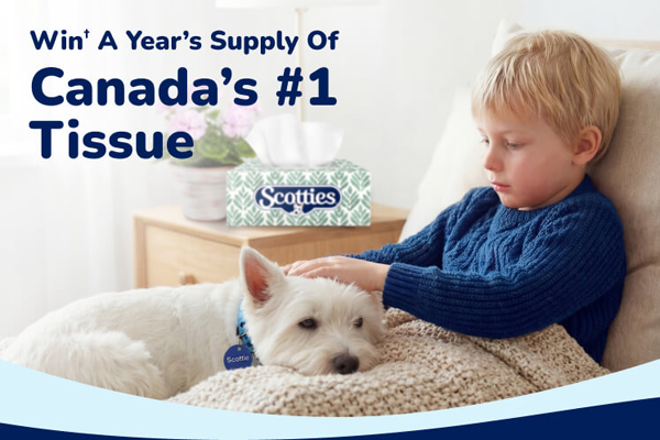 Win Scotties Year’s Supply Of Tissue