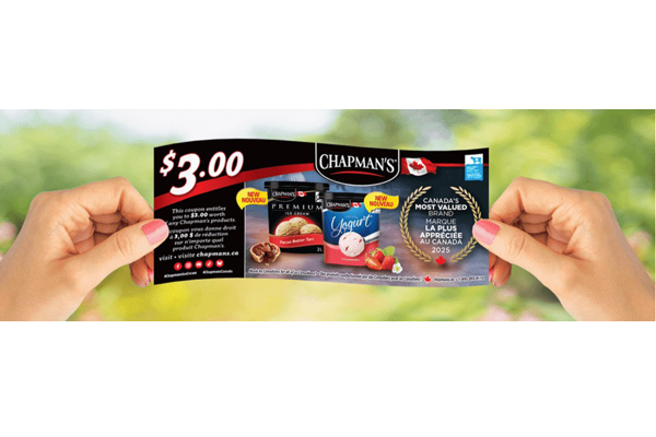 Free Chapman’s Assorted $3 Coupon