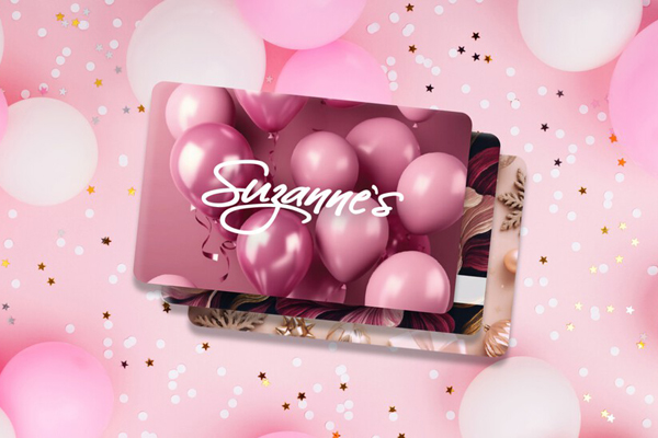 Win 1 of 2 $300 Suzanne’s Gift Cards
