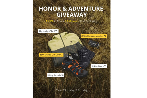 Win 1 of 20 HONOR & ADVENTURE Bundles