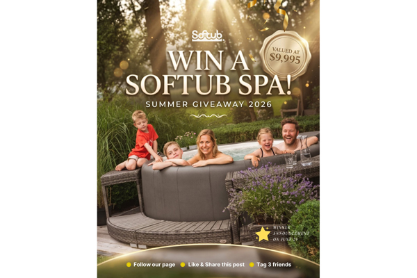 Win a PoseidonX™ 6-person Softub